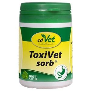 Toxivet sorb Pulver für Hunde und Katzen, 50 g Pulver Produktbild