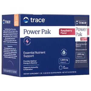 Trace Minerals Electrolyte Stamina Power Pak Non-GMO Raspberry 30 st produkt bild