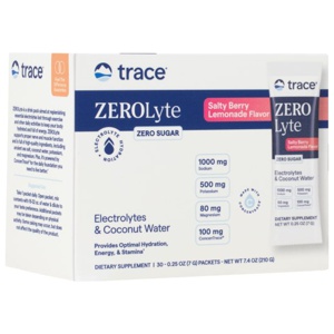 Trace Minerals ZEROlyte Electrolyte Drink Mix Salty Berry Lemonade 30-pack produkt bild