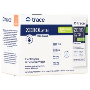 Trace Minerals ZEROlyte Electrolyte Drink Mix Salty Citrus 30-pack produkt bild
