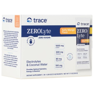 Trace Minerals ZEROlyte Electrolyte Drink Mix Salty Mango 30-pack produkt bild