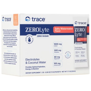 Trace Minerals ZEROlyte Electrolyte Drink Mix Salty Watermelon 30-pack produkt bild