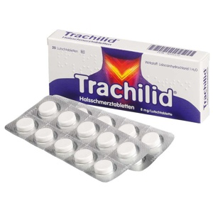 TRACHILID Halsschmerztabletten Lutschtabletten Produktbild