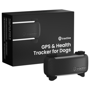 Tractive GPS & Health Tracker för Hundar Svart produkt bild