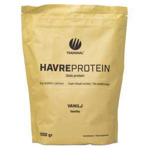 Trainimal Havreprotein Vanilje 1 kg produktbillede