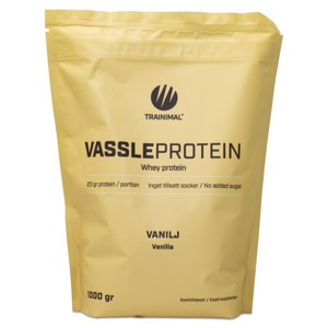 Trainimal Valleprotein Vanilje 1 kg produktbillede