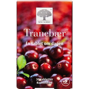 Tranebærpillen - 30 tabletter produktbillede
