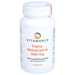 TRANS-RESVERATROL 550 mg Kapseln Produktbild