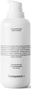 Niche Beauty Lab Transparent Lab AHA Smoothing Body Lotion 400 ml produkt bild