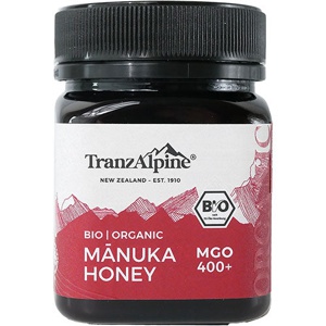 TranzAlpine Manuka Honning Økologisk 250g   MGO 400+ produktbillede