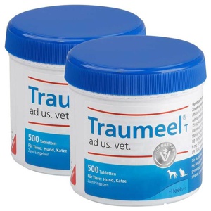 Traumeel T ad us. vet. Tabletten für Hund und Katze, 2x500 St Tabletten Produktbild