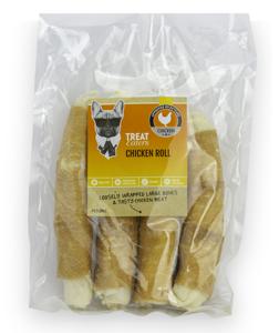 Treateaters Chicken Rolls Tuggben 4-pack produkt bild