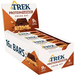 Trek Protein Flapjacks Cocoa Oat 16x50g product image
