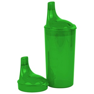 TRINKBECHER mit 2 Deckeln grün Produktbild