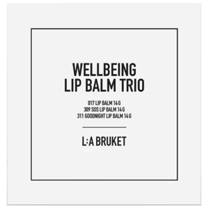 L:a Bruket 325 Wellbeing Lip Balm Trio 42g produkt bild