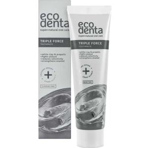 Ecodenta Triple Force Toothpaste (utan fluor) 100 ml produkt bild