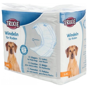 Trixie Blöjor för hanhund 12-pack L-XL: 60-80 cm produkt bild