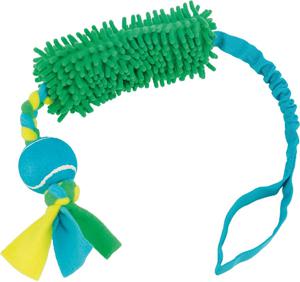 Trixie Bungee Kombinerad Hundleksak med Boll Grön/Blå produkt bild