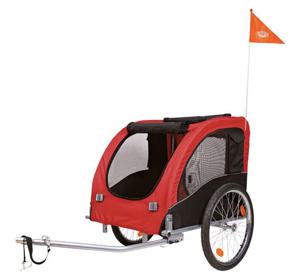 Trixie Cykelvagn Röd & Svart (L) produkt bild