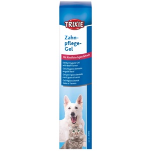 Trixie Dental Hygiejne Gel Med Oksekødssmag Til Hund & Kat 100 g produktbillede