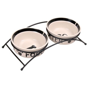 Trixie Eat on Feet matbar för hund - 2 x 0,6 l, Ø 15 cm produkt bild