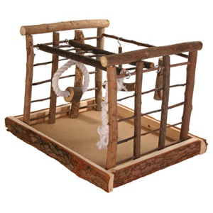Trixie Natural Living trälekplats för parakiter - L 35 x B 29 x H 25 cm produkt bild