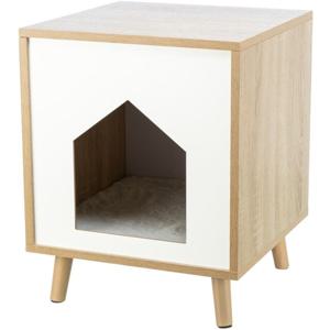 Koja Isa för hund - Ljusbrun/vit produkt bild