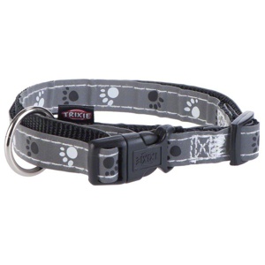 Trixie Halsband Pfoten Silver Reflect Produktbild