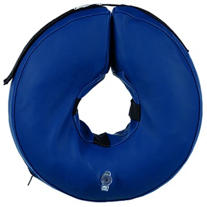 Trixie Hundkrage uppblåsbar Blå M 40-45 cm produkt bild