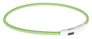 Trixie LED-halsband med USB Grön (L) produkt bild