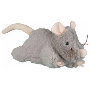 Trixie Leksaksmus Grå med kattmynta 15 cm produkt bild