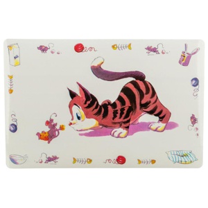 Trixie Napfunterlage Comic-Katze Produktbild
