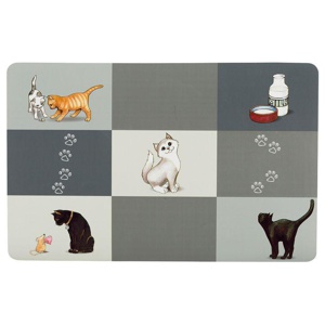 Trixie Patchwork Cat Napfunterlage Produktbild