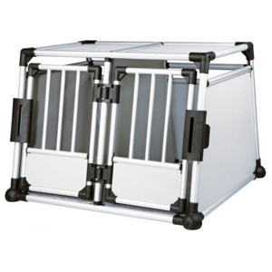 Trixie Aluminium transportbur dubbel - Stl. M-L: B 93 x T 88 x H 64 cm produkt bild