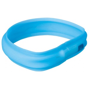Trixie USB Flash lysande halsband för långhåriga hundar - L-XL: 70 cm / 30 mm produkt bild