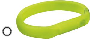 Trixie USB lysande halsband, grönt - L-XL: 70 cm / 18 mm produkt bild