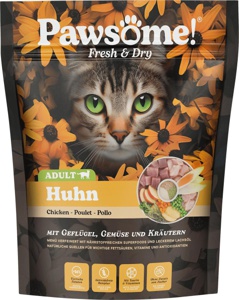 Trockenfutter Katze mit Geflügel, Gemüse & Kräutern, fresh & dry, 750 ml Produktbild