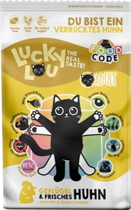 Trockenfutter Katze mit Geflügel & Huhn "du bist ein verrücktes Huhn", Adult, 750 g Produktbild