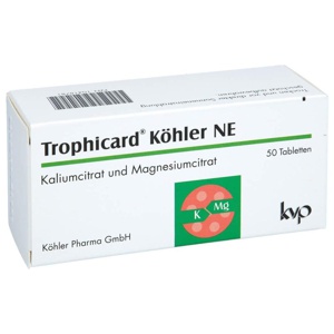 TROPHICARD Köhler NE Tabletten Produktbild