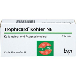 Trophicard Köhler NE Tabletten, 10 St Tabletten Produktbild