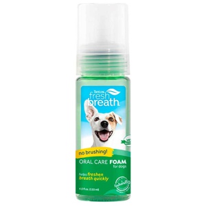 TropiClean Oral Care Foam hund 133 ml produkt bild