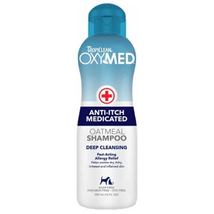 TropiClean Oxy-Med Anti-Itch Schampo 355 ml produkt bild