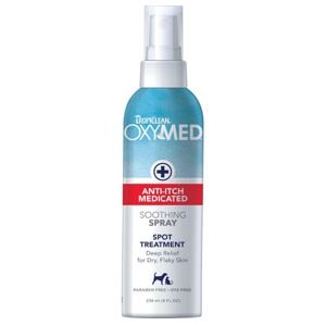 TropiClean OxyMed kløestillende spray produktbilde