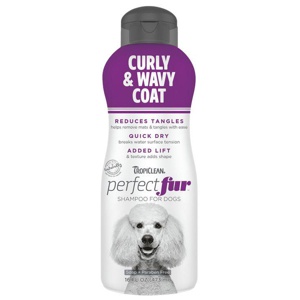 TropiClean PerfectFur Shampoo für Hunde mit lockigem Fell Produktbild