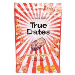 True Dates Caramel Popcorn 100 g produktbillede