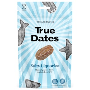 True Dates Salty Liquorice 100 g produktbillede