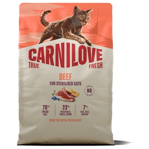 True Fresh Beef Adult Sterilised Torrfoder för Katt - 2 kg produkt bild