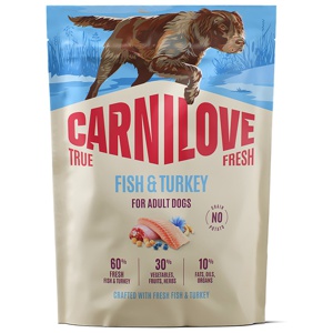 True Fresh Fish & Turkey Adult Dogs Torrfoder - 15 kg produkt bild