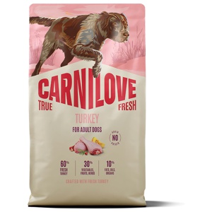 True Fresh Turkey Adult Dogs Torrfoder - 4 kg produkt bild