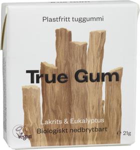 True Gum Liquorice & Eucalyptus 21g produkt bild